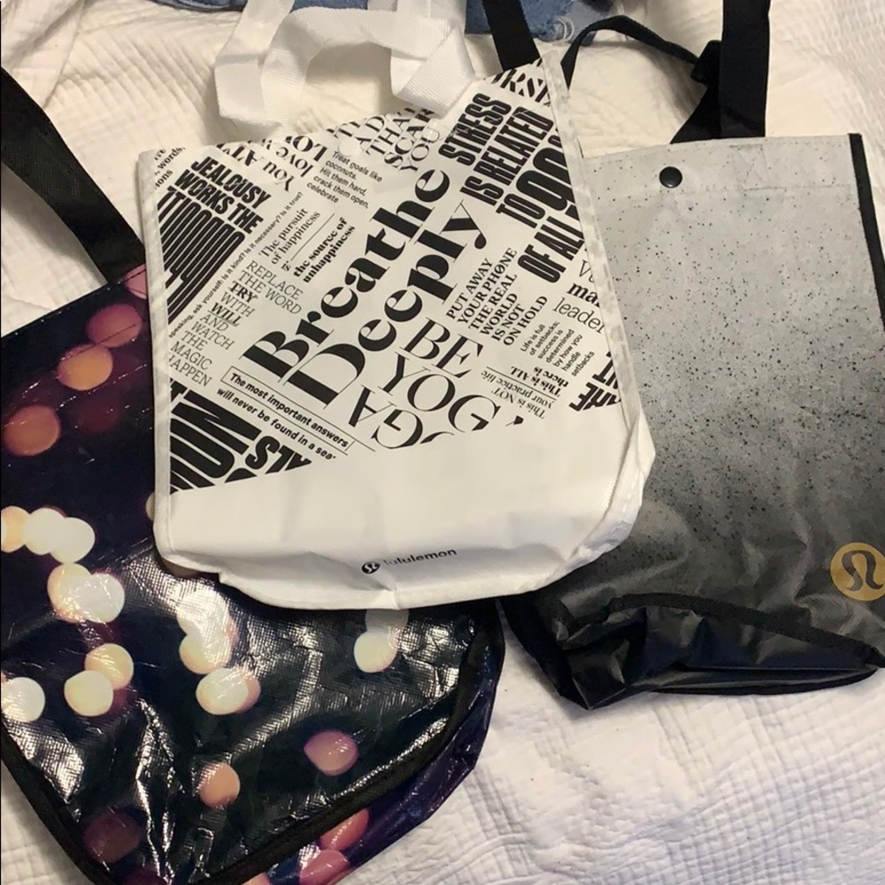 RARE lululemon bag x3